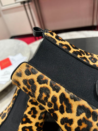 Christi* Loubout* 1:1 VIP  Top quality new leopard print boots