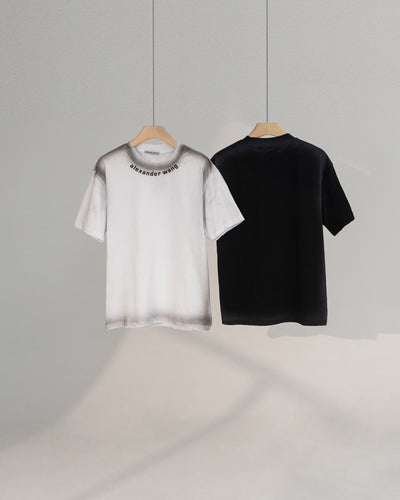 Alexander Wang collar letter short sleeve