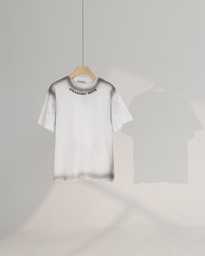 Alexander Wang collar letter short sleeve