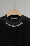 Alexander Wang collar letter short sleeve