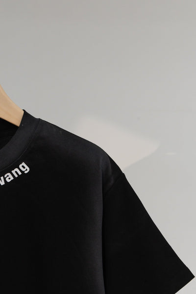 Alexander Wang collar letter short sleeve