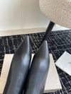 JIMMY CH** Early Autumn new simple pointed calfskin high-heeled short bootsVIP1：1