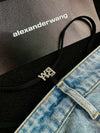 Alexander*** 24 bikini suspender denim pants