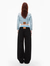 Alexander*** AW King Fake Two-Piece Denim Pants