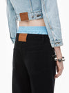 Alexander*** AW King Fake Two-Piece Denim Pants