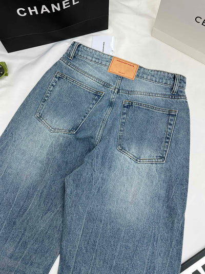 Alexander*** King scratched lettering trousers