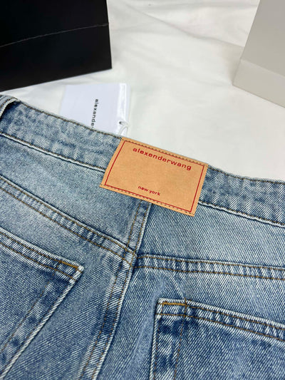 Alexander*** King scratched lettering trousers