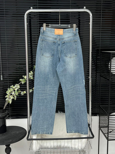 Alexander*** King scratched lettering trousers