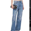 Alexander*** King scratched lettering trousers