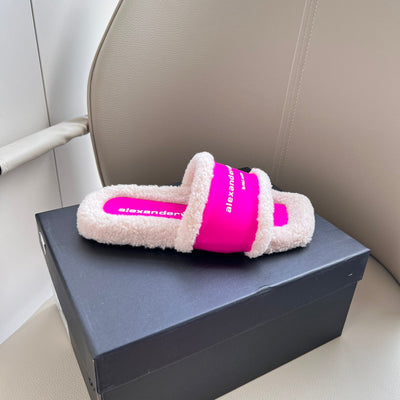 Alexander · ** Flat-soled wool slippers