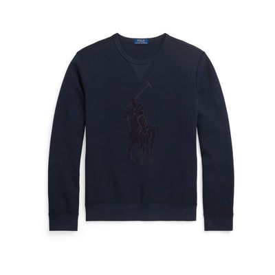 Ralph Lauren round neck towel embroidered sweatshirt